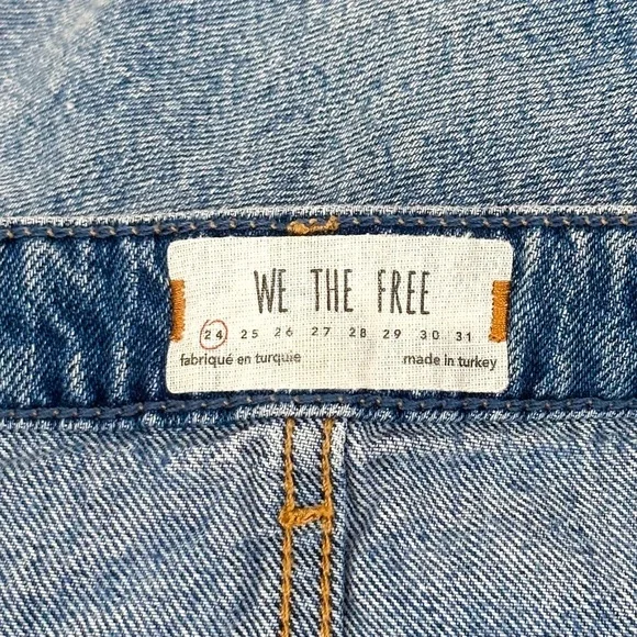 We The Free by Free People Harvey Distressed Denim Mini Skirt - Picture 5 of 6